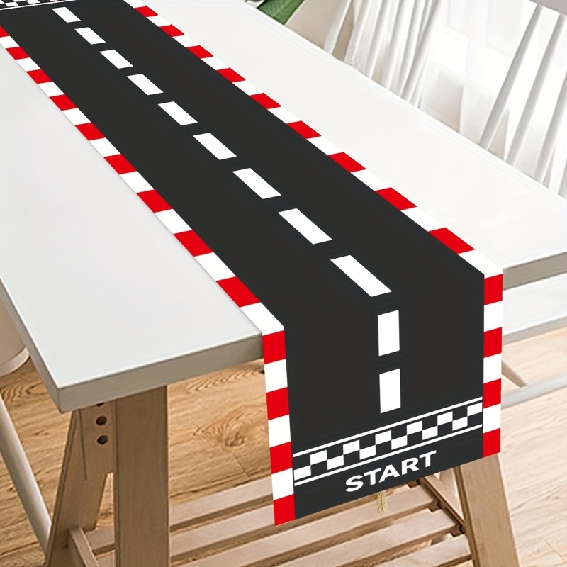 

1pc Table - Polyester And Red 180x35cm Table For And Decoration, Supplies Or