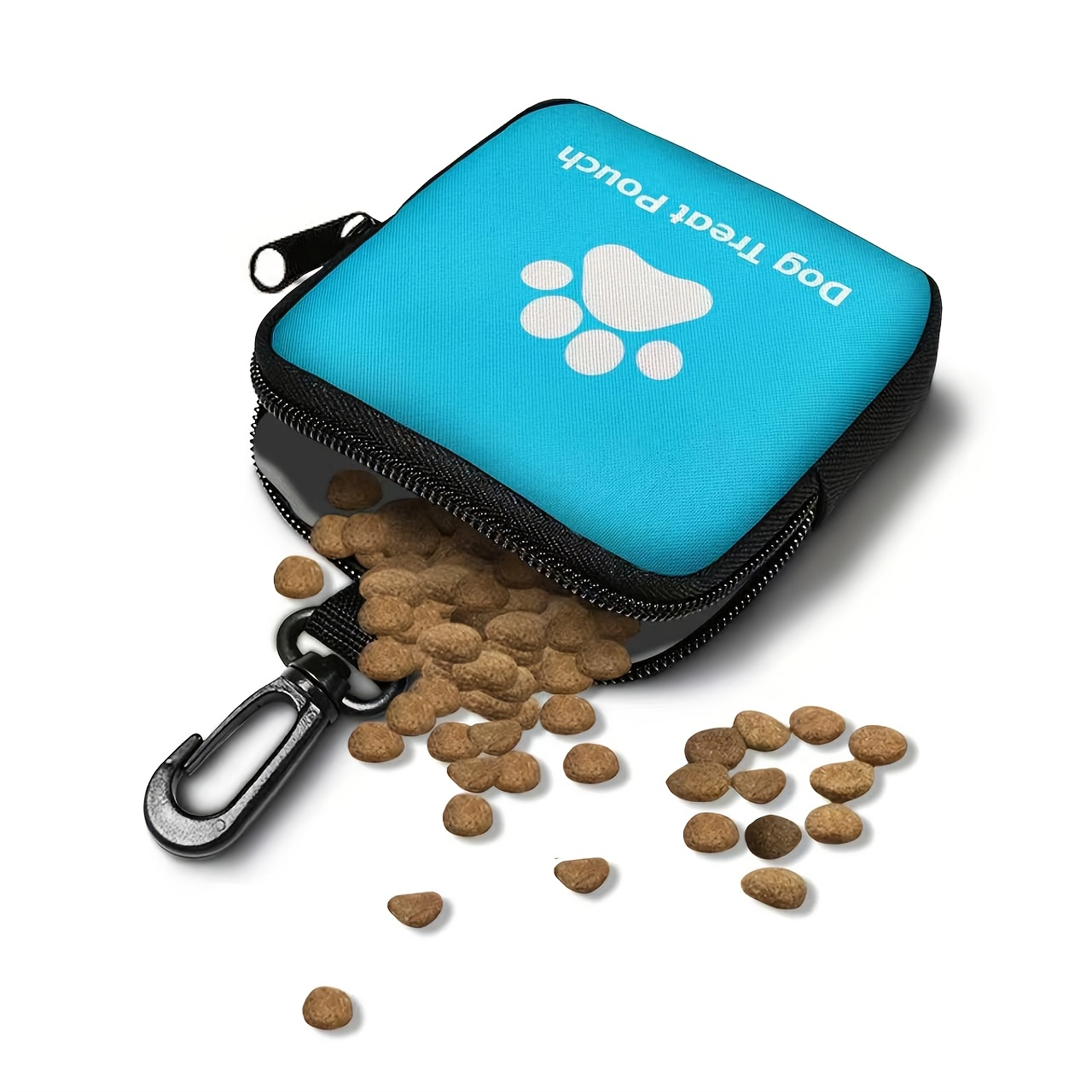 TEMU Portable Dog Treat & Training Toy Bag With Paw Print - Suitable For Puppy Snacks, Leash, Portable For Walking, Travel,, - Pet Accessory Carrier