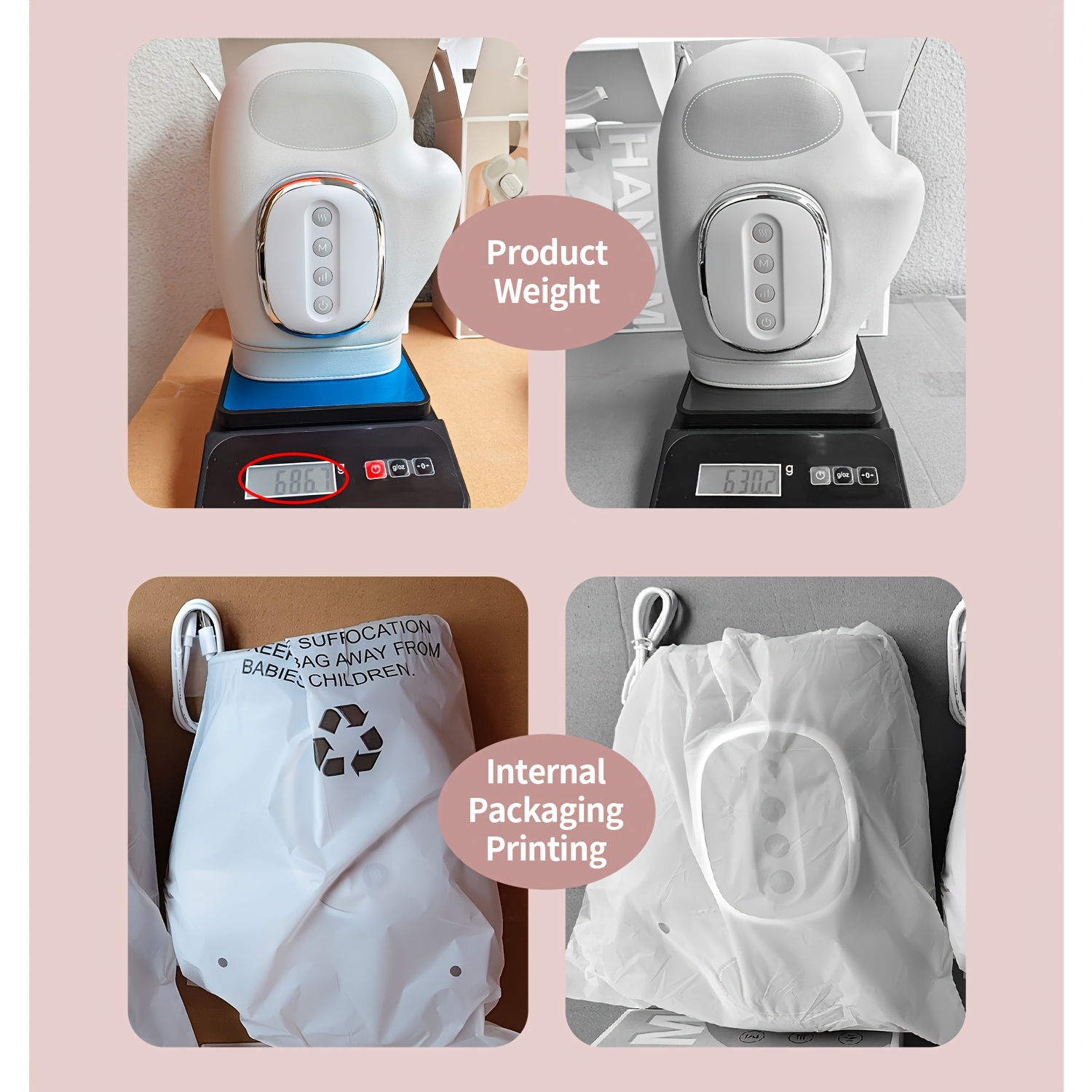 a rechargeable hand massager simulates manual massage hand - Temu Kuwait