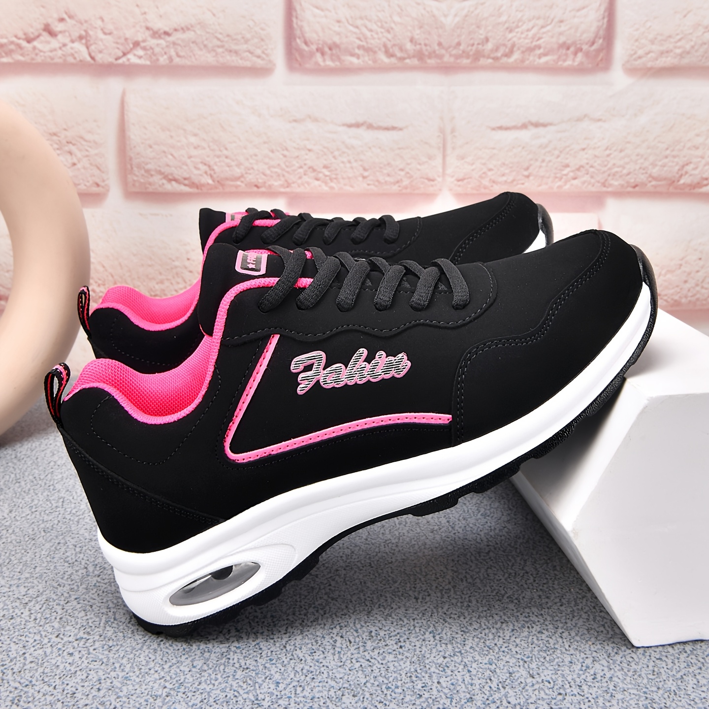 TEMU Scarpe da Trail Running da Donna con Cuscino d'Aria - Scarpe Sportive Casual per Esterno (/Rosa/Viola)