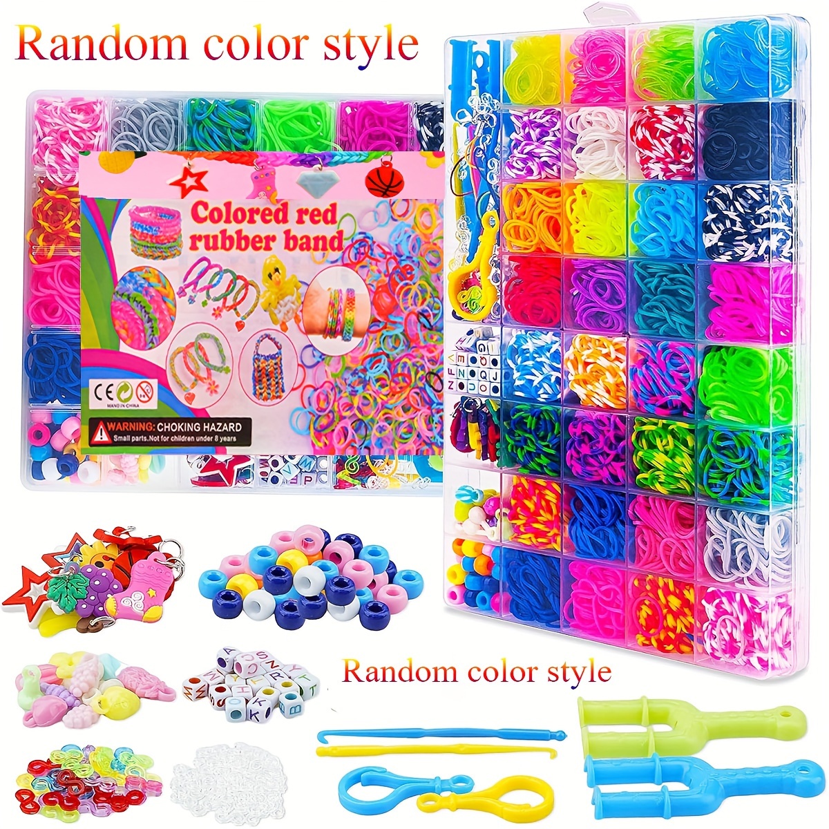 

Diy Rubber Band Bracelet Making Kit - Set With Yarn, Craft Tools & Accessories For Beginners - Perfect Birthday Gift & , Room Decor