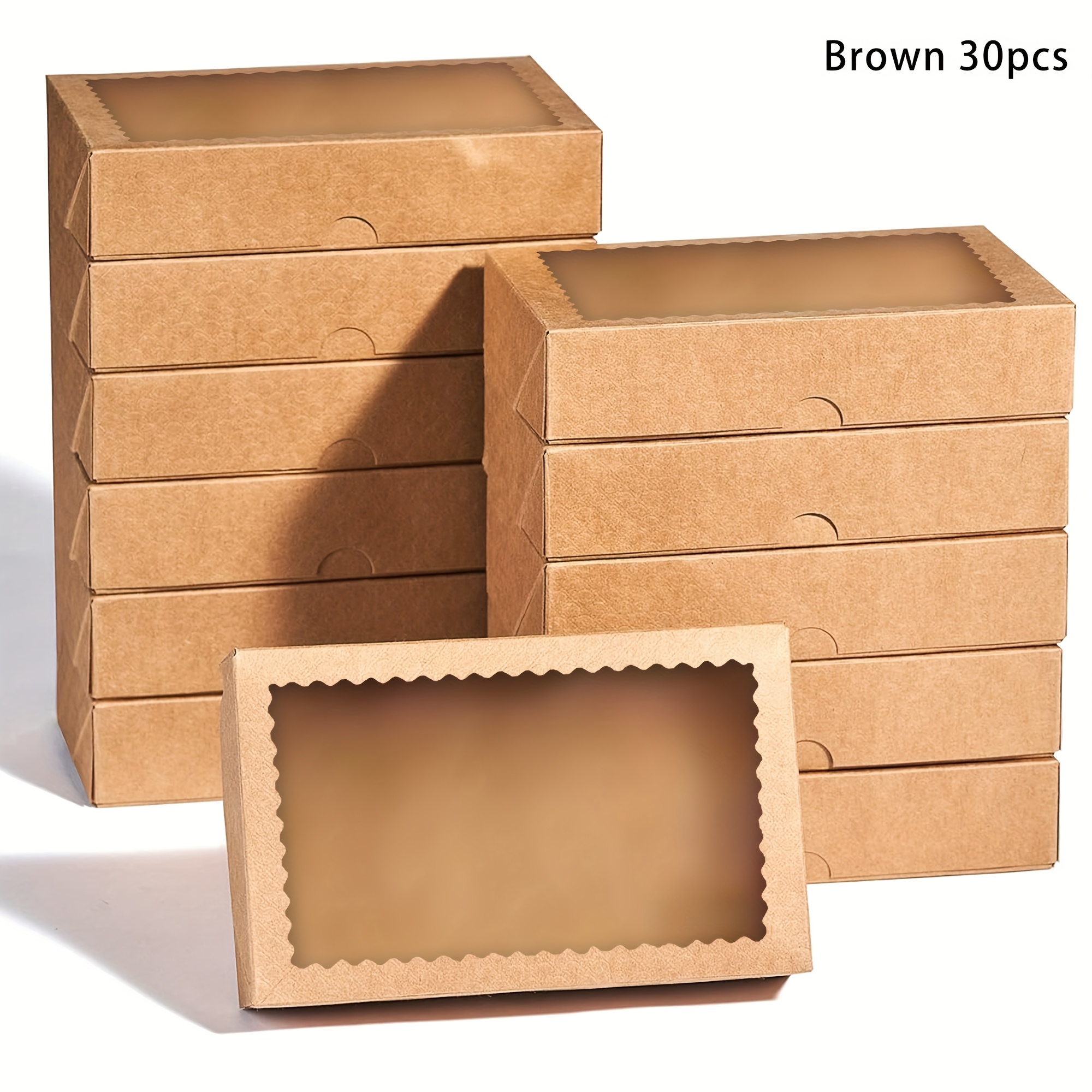 E-shop Geschenkset für Sie/Ihn – 10/15/ -Geschenkboxen mit transparentem Fenster, Wellendesign, Größe 8,43x5,39x2,72 Zoll – Ideal für Hochzeiten,