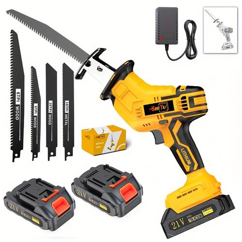 cordless reciprocating saw kit including battery suitable for wood metal pvc cutting reciprocating saw curve tools