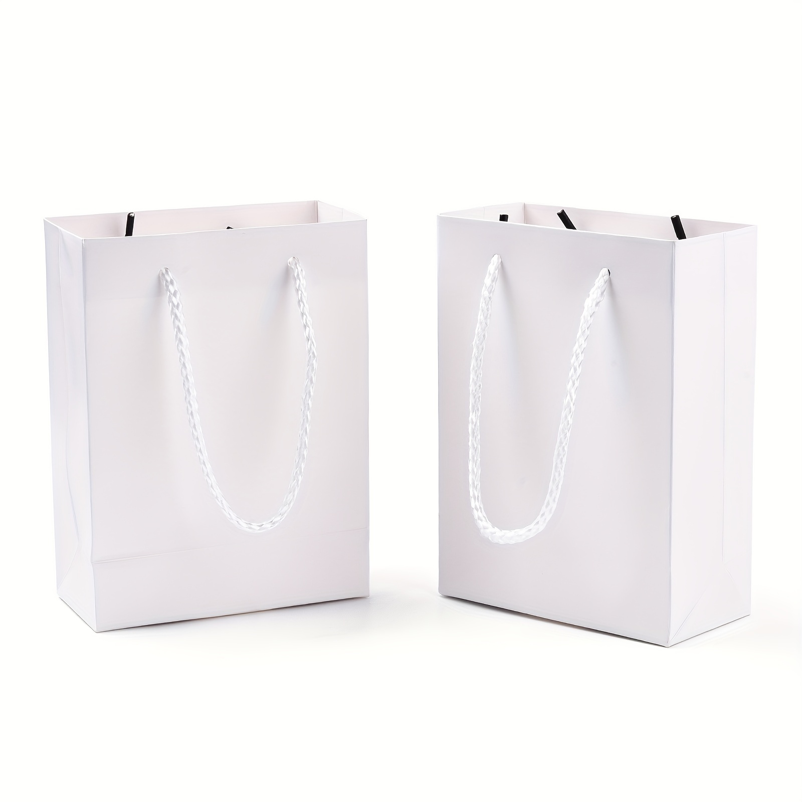 

20 Sacs en Blanc 12x5.7x16cm Sacs Cadeaux Sacs de Shopping