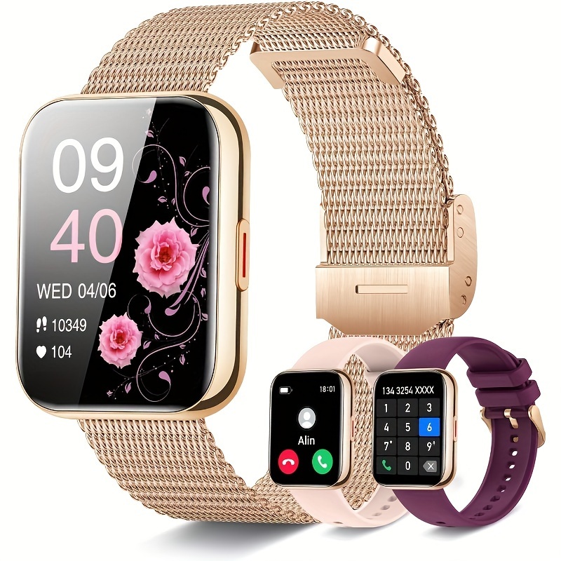

1 Pc Smart Watch (answer/make Calls), 1.85"hd Smart Watch For Women, Ai Voice Smart Watch For Android/for Iphone, Sport Watch Good Gifts For Families, Friends