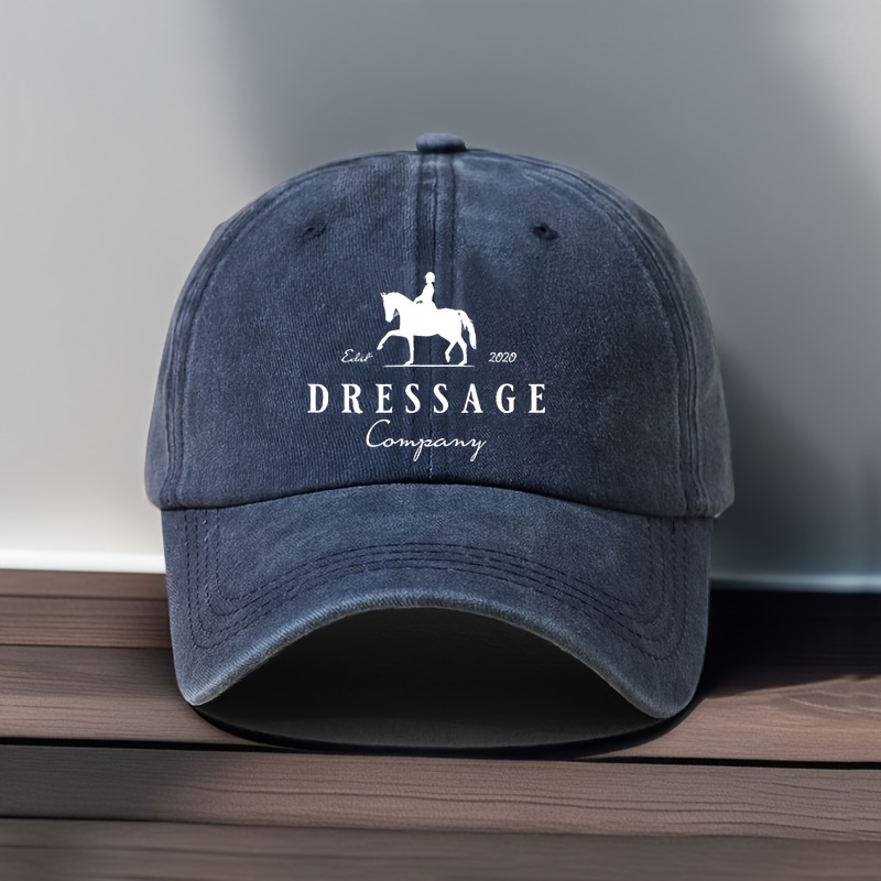TEMU A Unisex, Adjustable-size Baseball Cap With A Stylish Printed Pattern, Vintage Style, For Outdoor Leisure