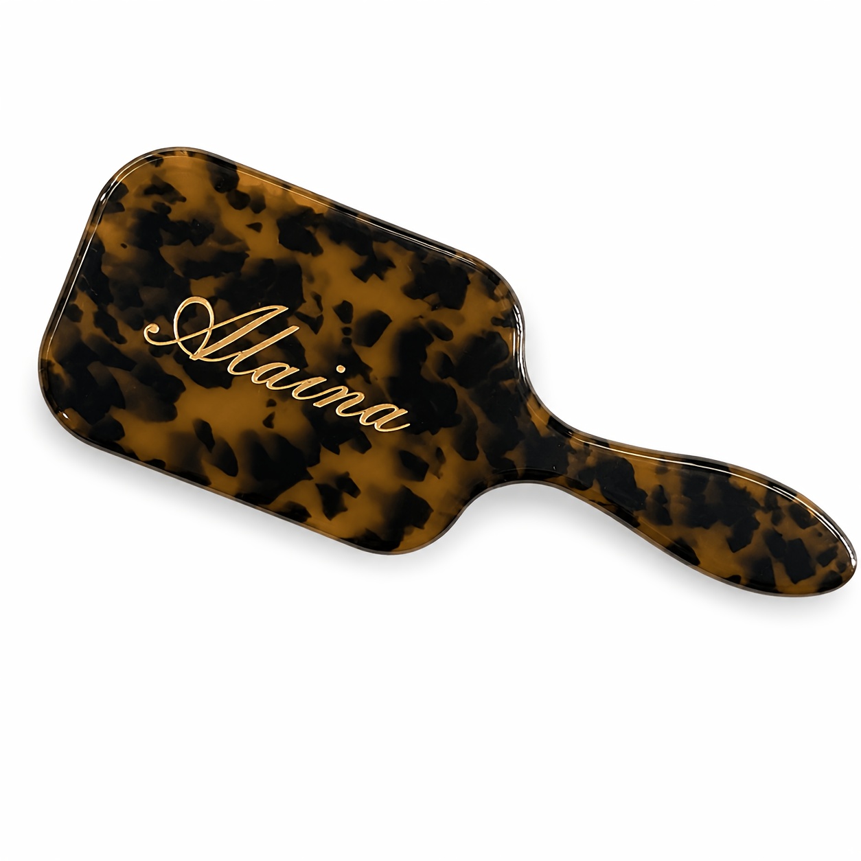 TEMU 1 Peine de acetato personalizado - Personalizado con , Cepillo de pelo de acetato para mujer, Regalo para mujeres, Regalo de boda, Regalo de ,