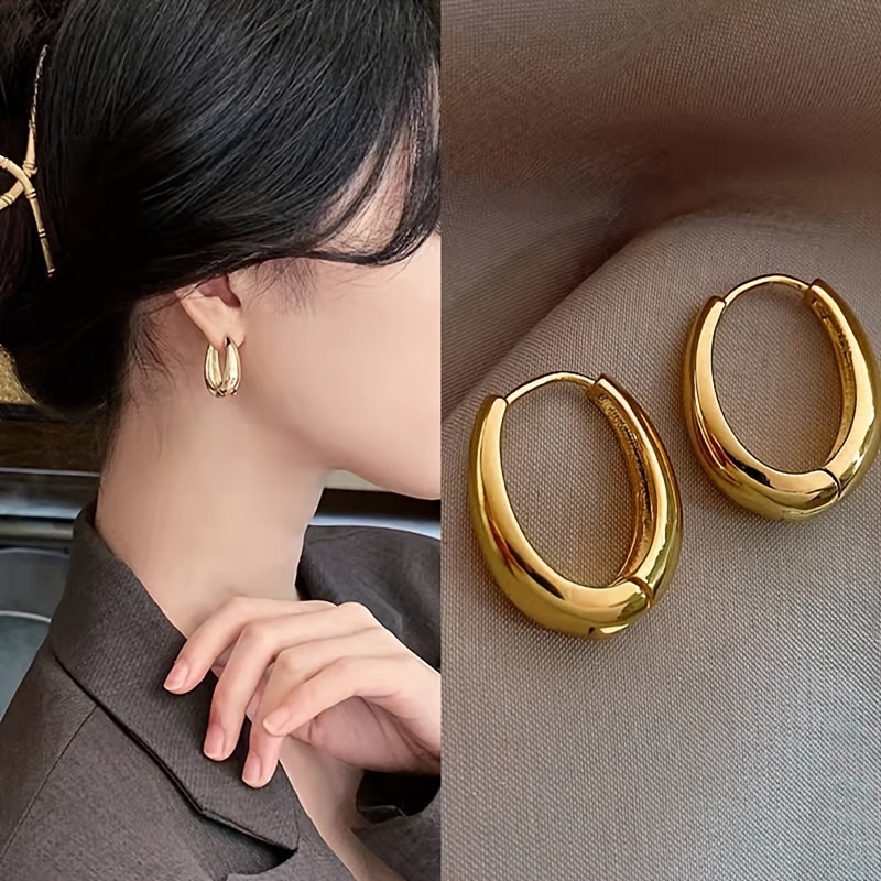 

2pcs Women' Geometric Ring Earrings