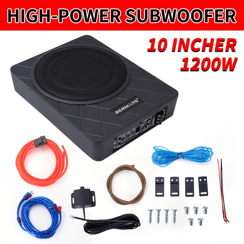 Powered Subwoofer Adding A Subwoofer Monoprice SW-12 12