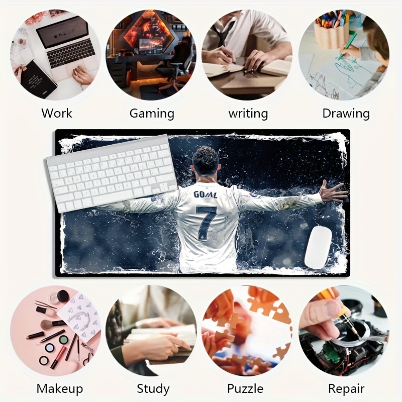 1 stuk Grote eSports Gaming Muismat met Viering Ontwerp