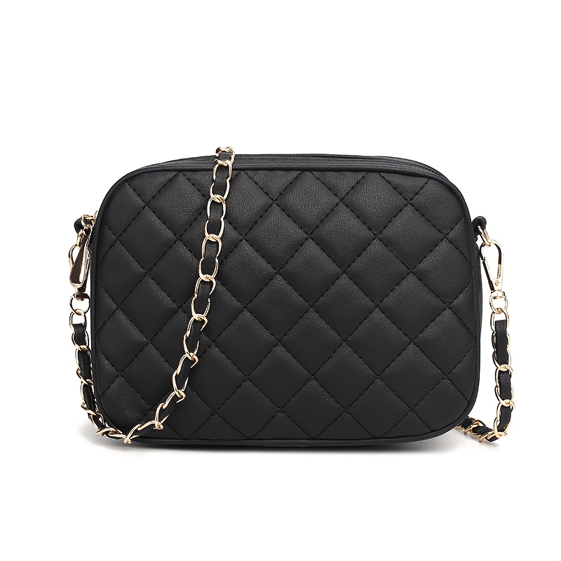 TEMU Women's Crossbody Bag Fashion Bag, Women's Shoulder And Crossbody Bag With Detachable Strap, Versatile Quilted Handbag
