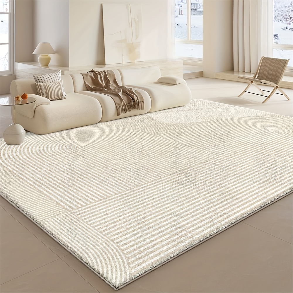 TEMU Product: 850g Velvet Carpet Designed For Office Leisure, Luxurious And Stylish, Featuring Footprints , Retro Design For Home Decor, Suitable For