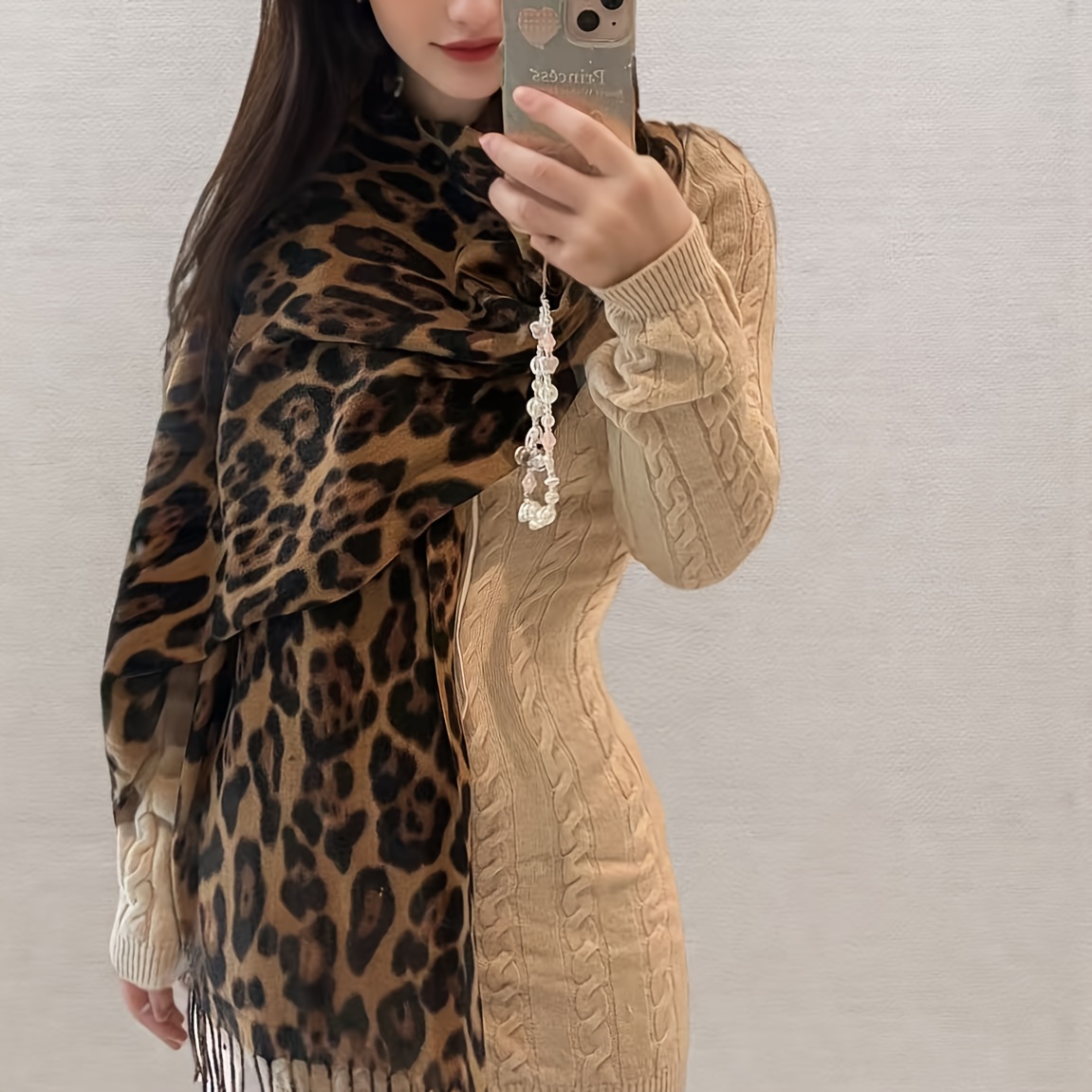 Leoparden-Halstuch & Haarband - Schmaler Schal Als Modisches Accessoire