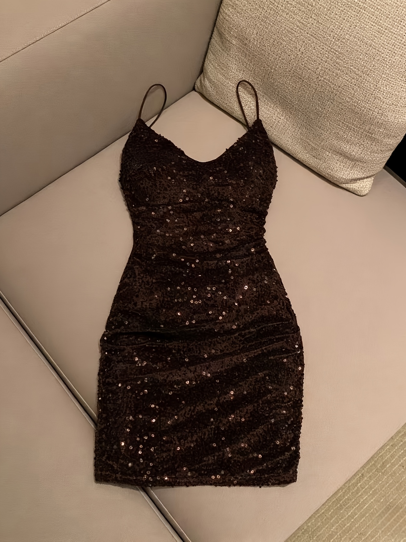 sequin dresses sold on Temu Canada