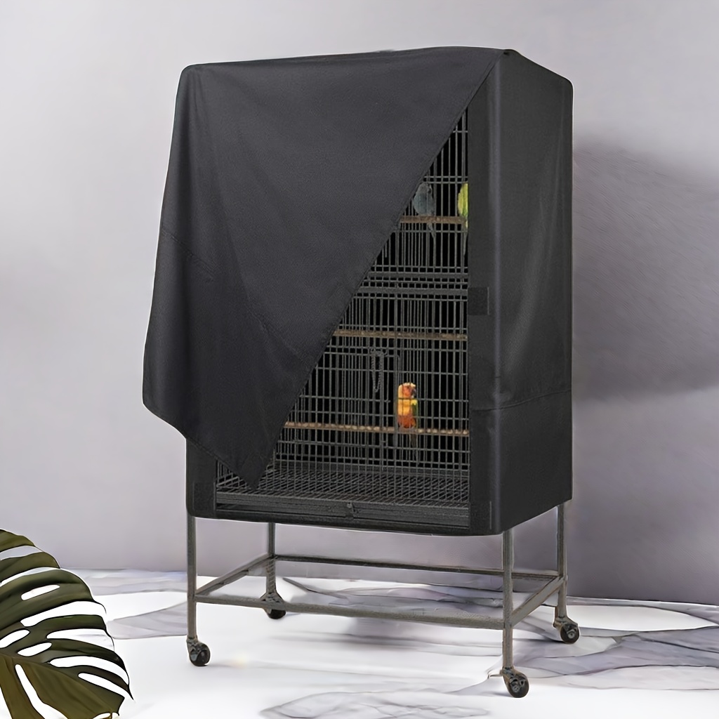 

[popular ] 1pc Bird Cage Cover, Black Breathable Pet Cage Cover For , Suitable For Pets Like Cats, , , Parrots And Other Small Animals