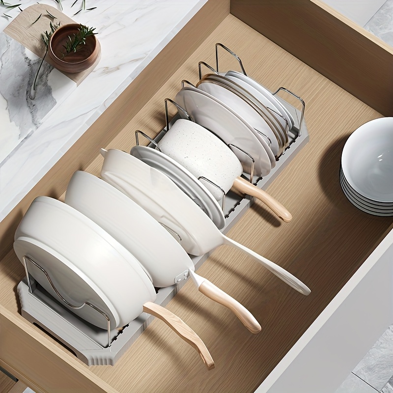 Retractable Pot Rack Kitchen Storage