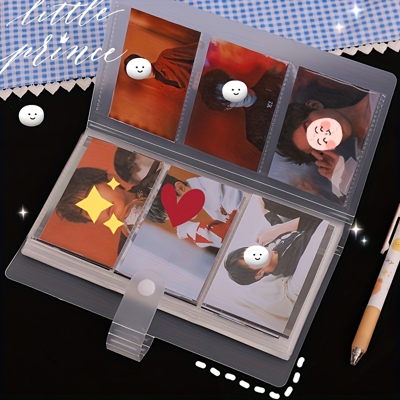 TEMU Ins Polaroid 3-inch 240-slot Photo Album Family Large Capacity Insert Style Book Collection Movie Ticket Organizer