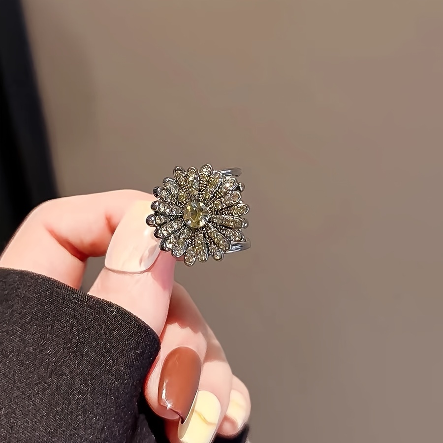 TEMU Pince à cheveux pour femme, petite pince à cheveux avec clip de côté de marguerite à , pince à cheveux facile à casser pour princesse