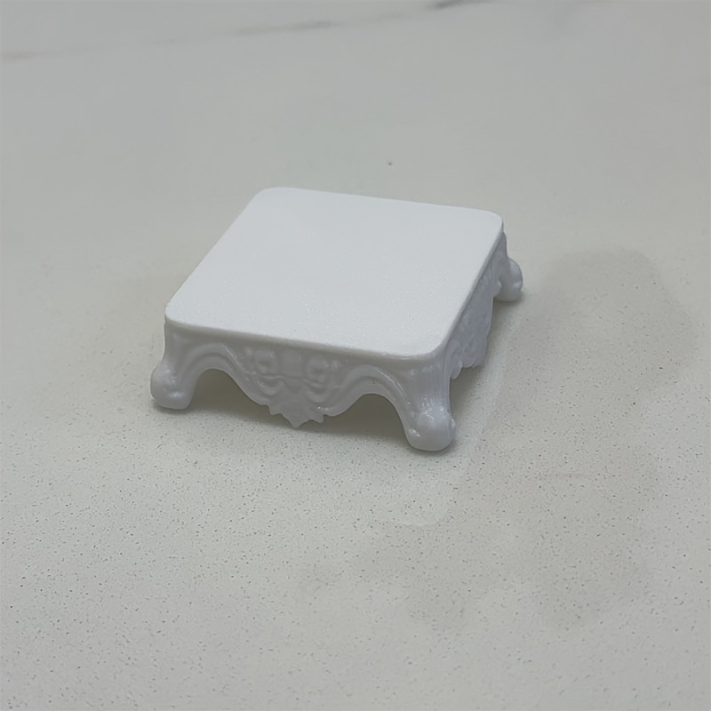 TEMU Ornements miniatures sculptés de style européen, mini supports sculptés rehausseurs, sculptures de modèles miniatures de jardin