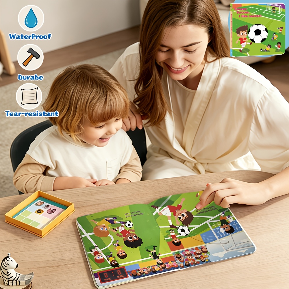 I Love Soccer Interactive Pull-Along Push-Pull Book