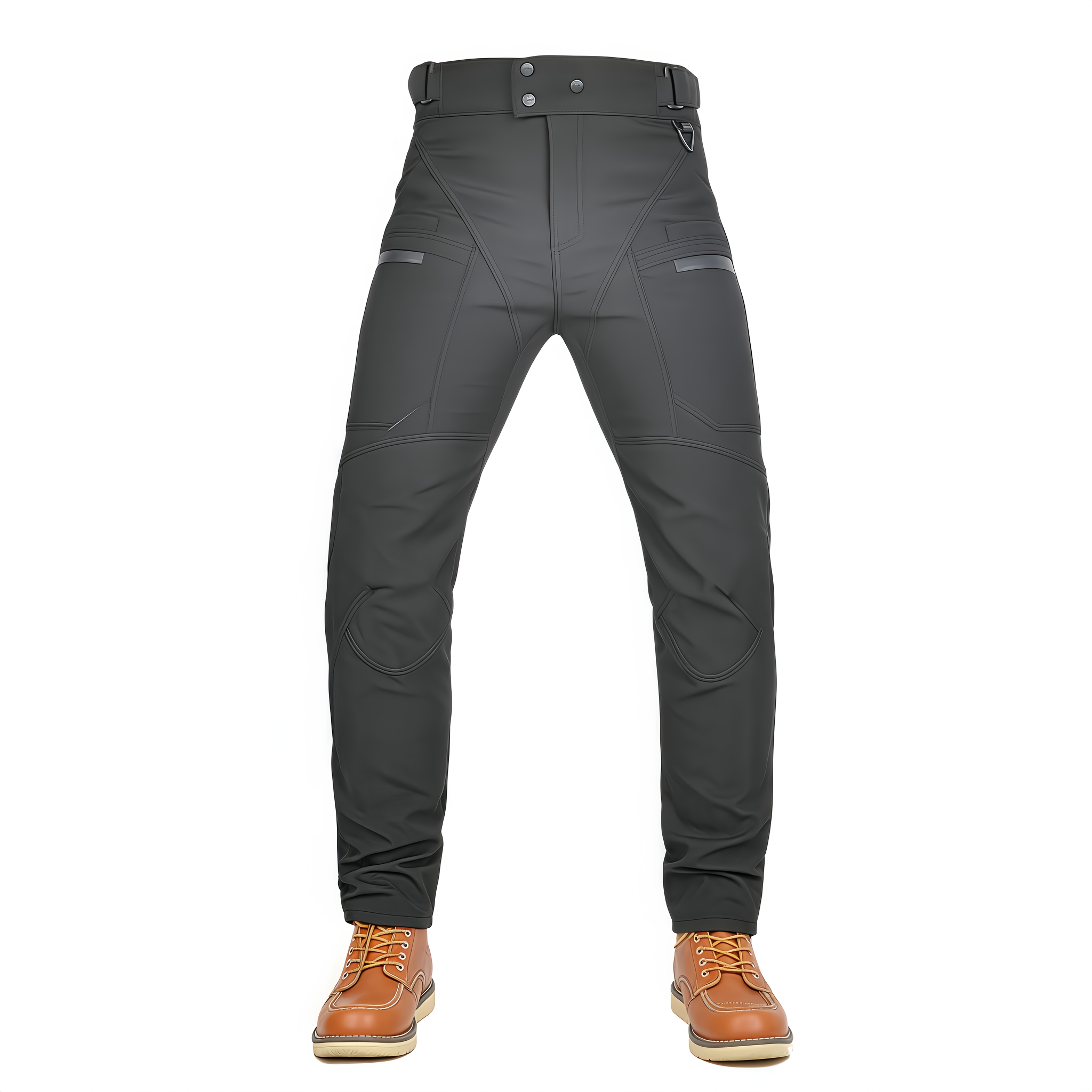 premium mens   fit polyester motorcycle riding pants stylish   cargo pants biker trousers for daily riding black size xs 4xl