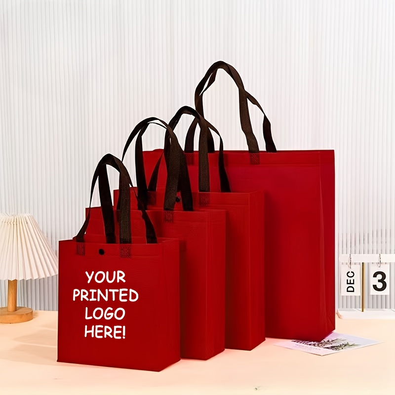 23pcs Customizable Reusable Handbags, Large Capacity Tote Bags