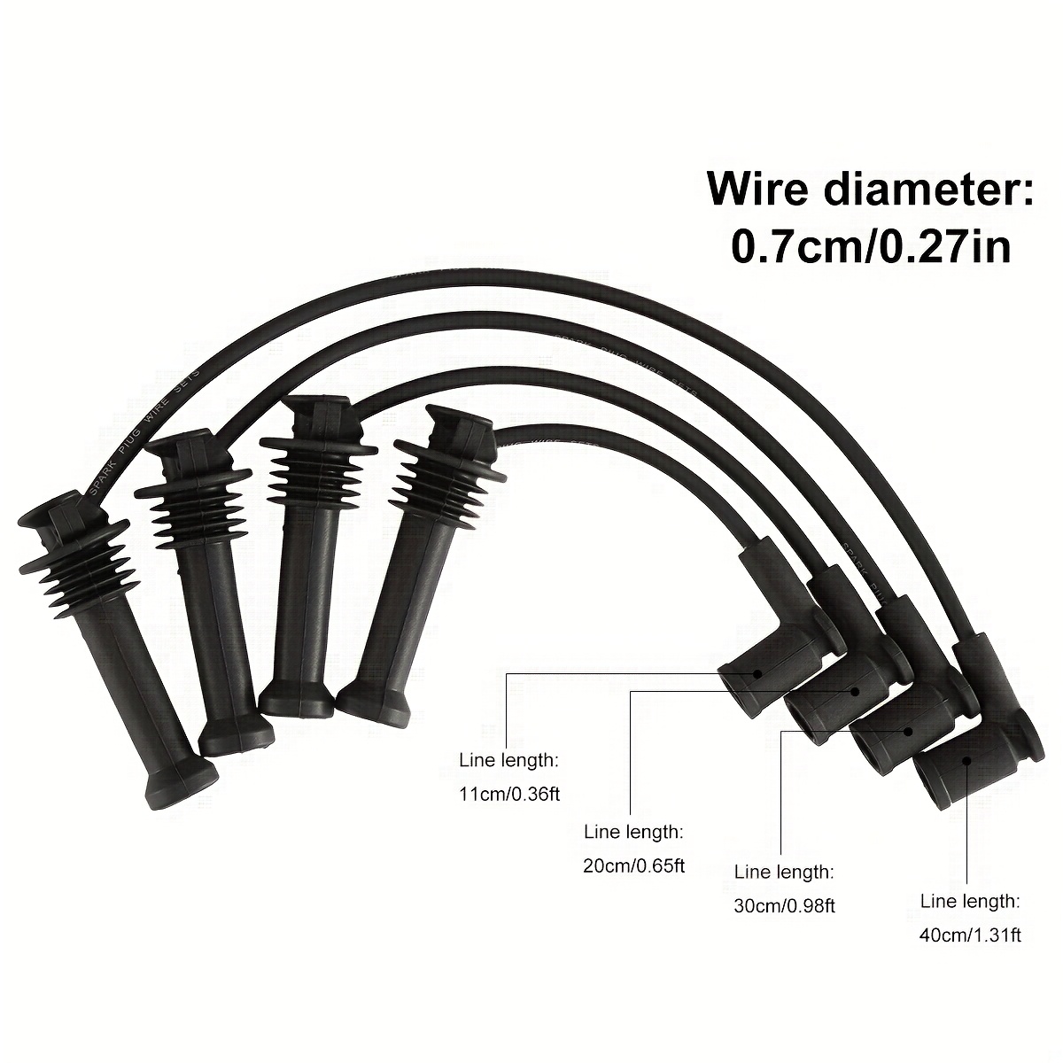 TEMU Ignition Cable Fits For Ford -max 1335369