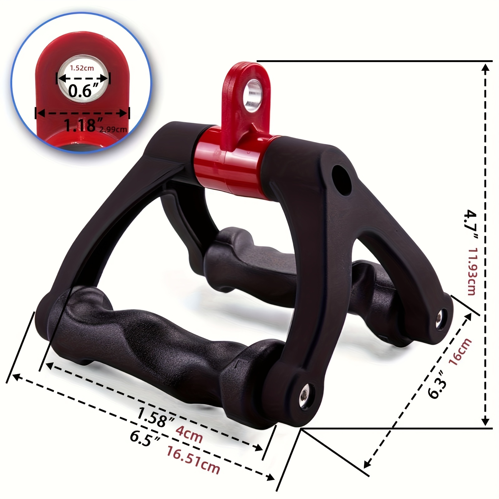[2 Colors Available] V-Shaped Power Grip, Pull Training Tool, Machine Matching, Ergonomic Design, TPE Material, Durable And Non-Slip
