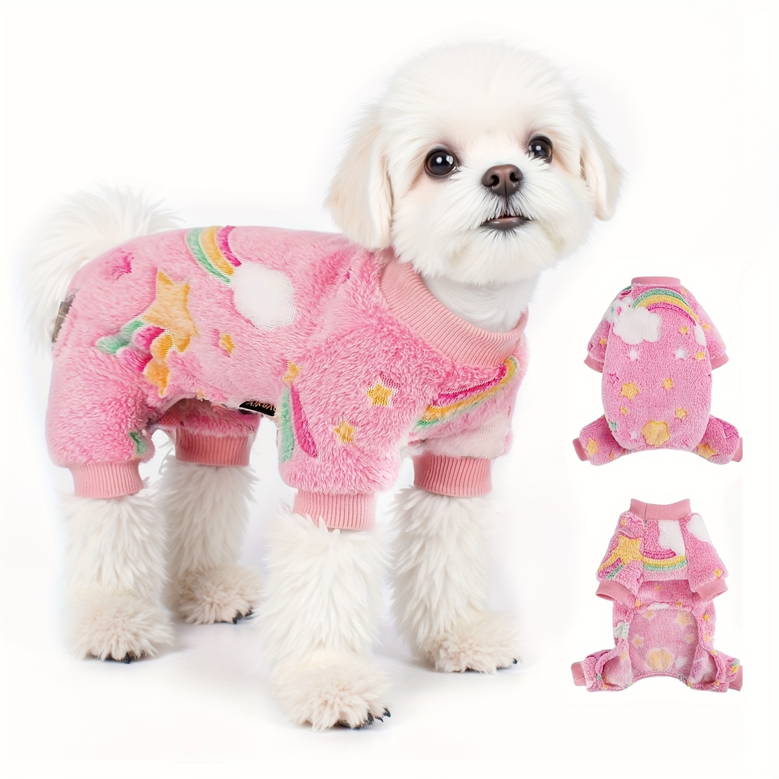 

Dog Pajamas For Small Dogs, Dog Pjs Cute Extra Small Puppy Clothes, Dog Sweater Jumpsuit, Soft & Stretchy Dog Onesies Pet Apparel Outfits For Chihuahua Yorkie Cat