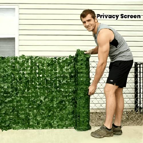119 x 40 realistic artificial ivy privacy screen weather resistant faux greenery for garden patio privacy beauty