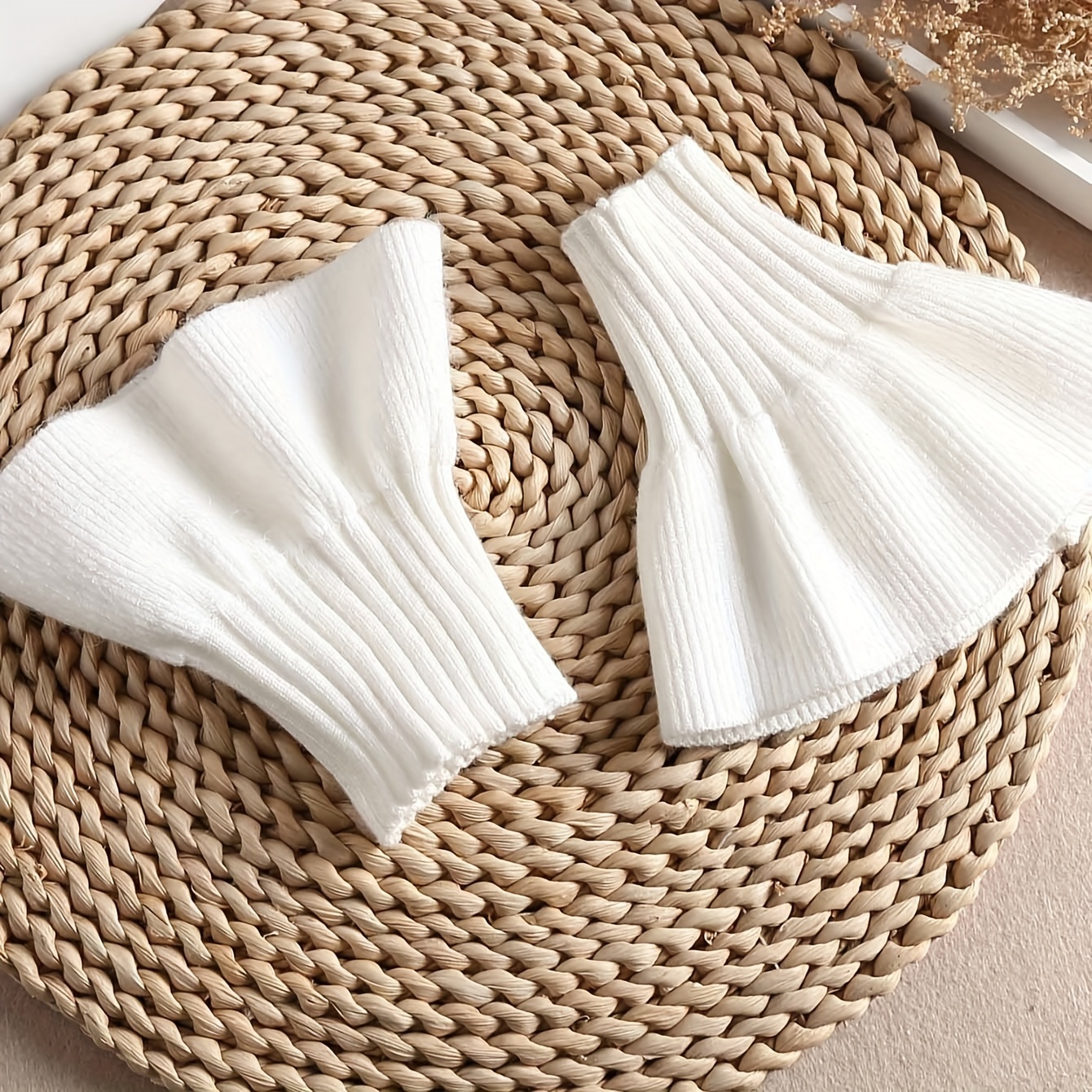 Elegant Ballet Style Women's Fake Sleeve Cuffs - Solid Color, Stretch Polyester, Hand Washable