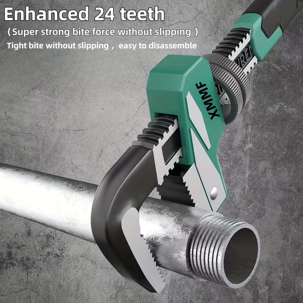 pipe wrench universal   plumbing wrench right angle large opening anti     cast chrome vanadium steel   hardness for   construction Product details 3