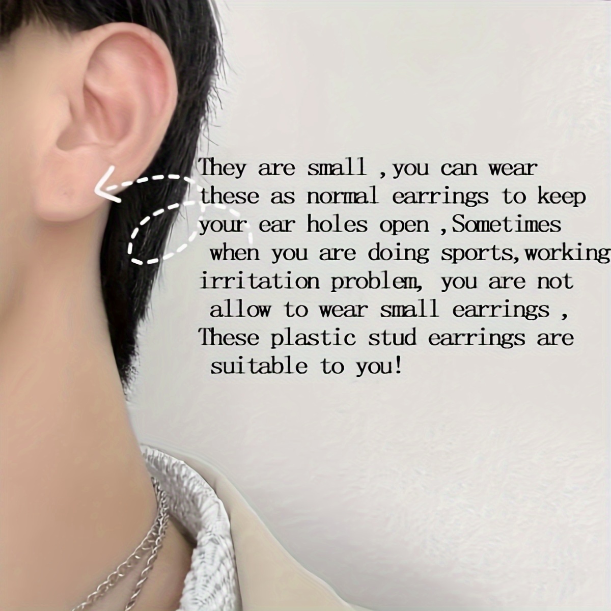 200 piece hypoallergenic clear earring set Temu Australia