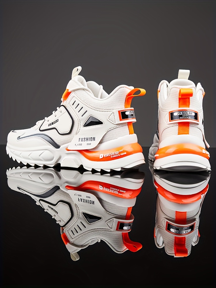 Zapatillas Chunky de Moda para Hombre - Duraderas y Absorbentes de Impactos - Cómodas con Diseño Antideslizante y Cordones para Aventuras al Aire Libre - Ideales para el Uso Diario de los Hombres