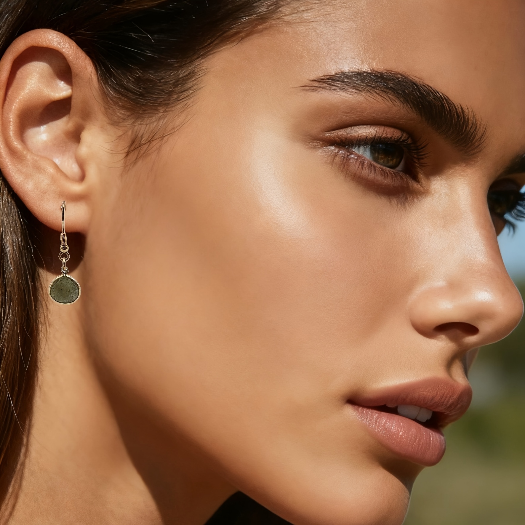 Teardrop Earrings With , Exquisite Niche Design For Daily