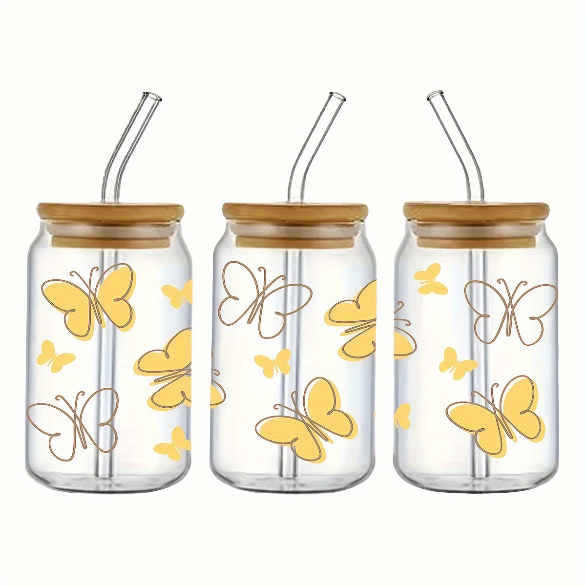 

4pcs Set Of Daisy & Themed Uv Dtf Cup Holders - Waterproof, Self-adhesive 3d Crystal Decals For 16oz Glasses & Water Bottles, -resistant Stickers With Wooden , Water Bottle Stickers