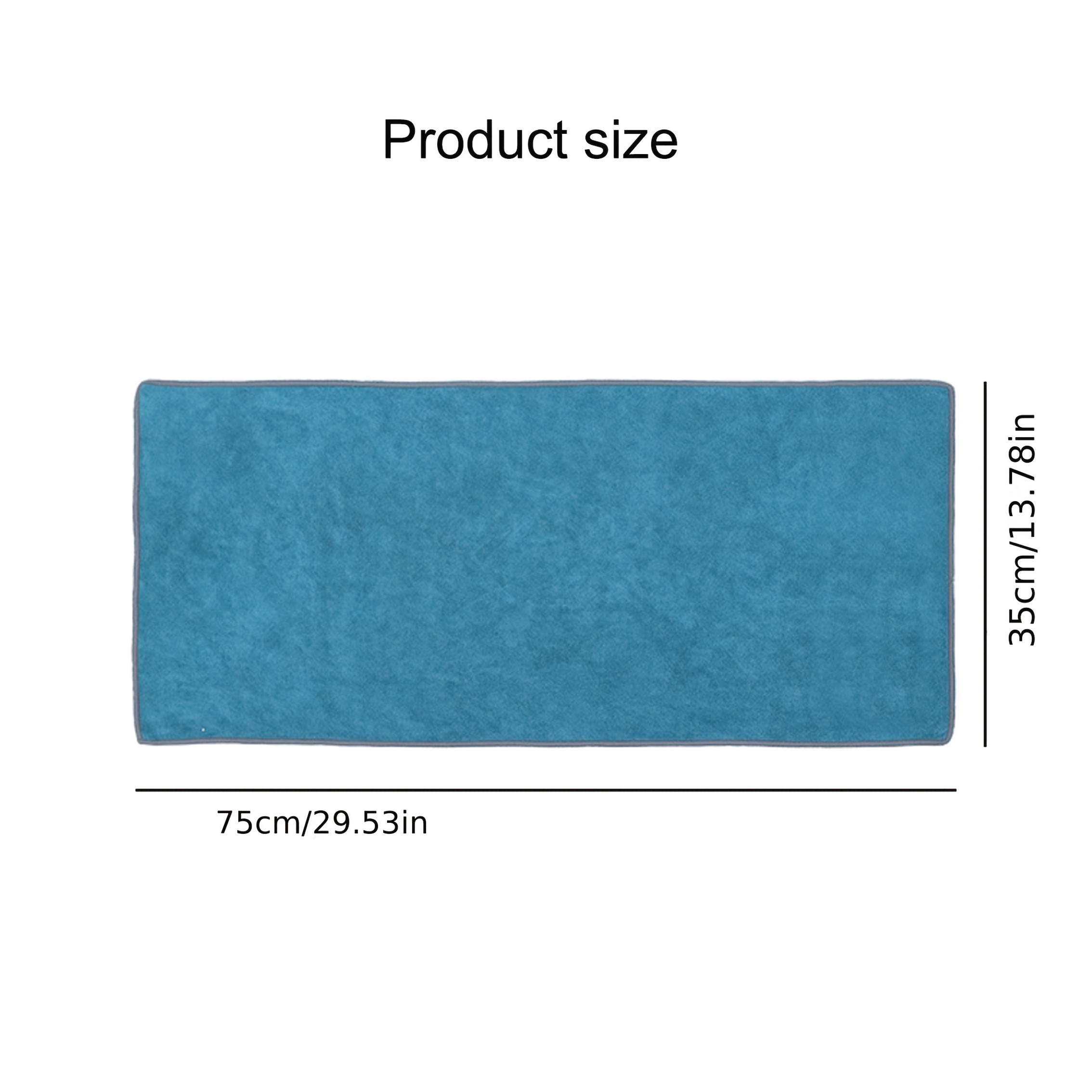 Image of 1 Car Wash Towel. Thickened Absorbent Extra Large Glass Brush Car Cleaning Cloth. Car Interior Cleaning Cloth