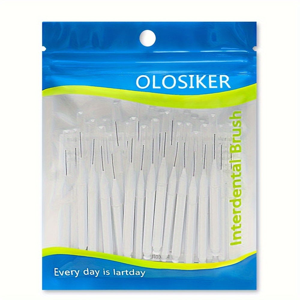 Olosiker 30pcs Interdental Brushes - Deep Cleaning Dental Picks For Oral Care, Ideal For Oral & Cleaning, Adult, Straight, Interdental Toothbrush