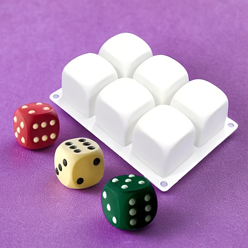 

6-cavity Dice For Diy - For , Chocolates & - For Christmas, Easter, 's Day &