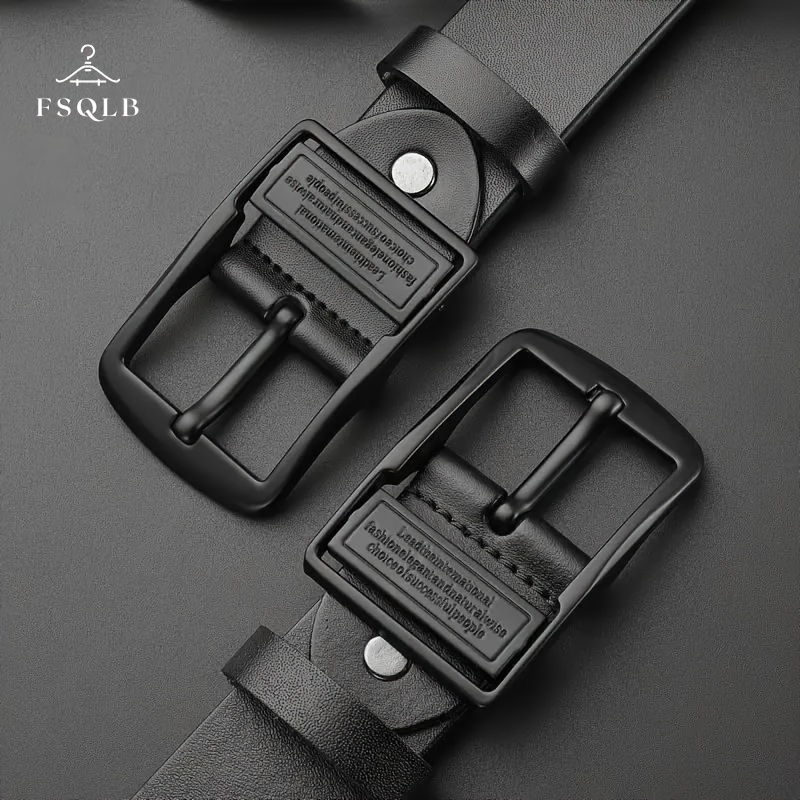 fashionable belt for men retro belt dual sided leather belt versatile belt for business christmas gift details 4