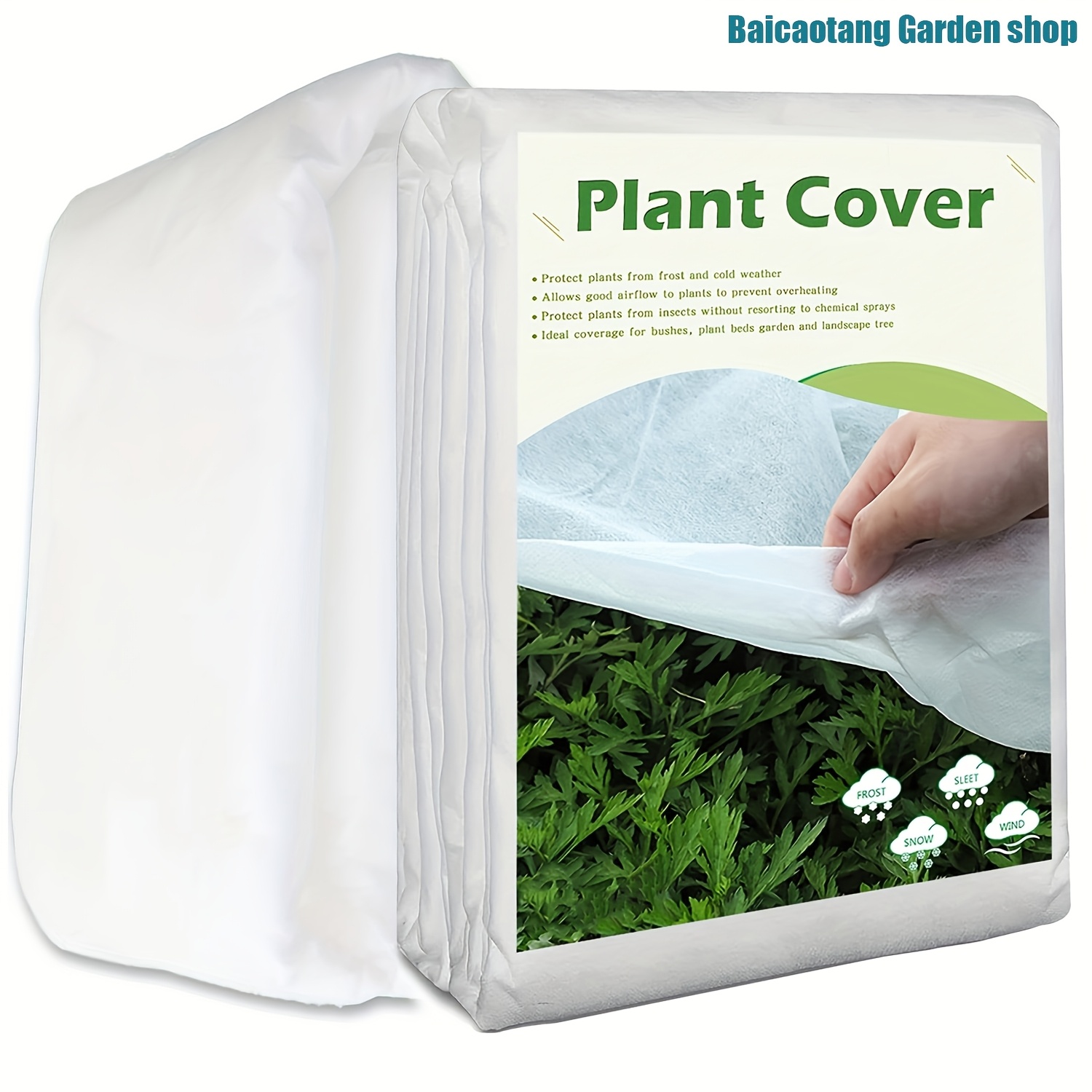 photo de l'article   toile de protection pour jardin, découpable à toute taille et  , couverture - , vent, neige et uv pour plantes, toile réutilisable, rouleau de protection   le   pour plantes