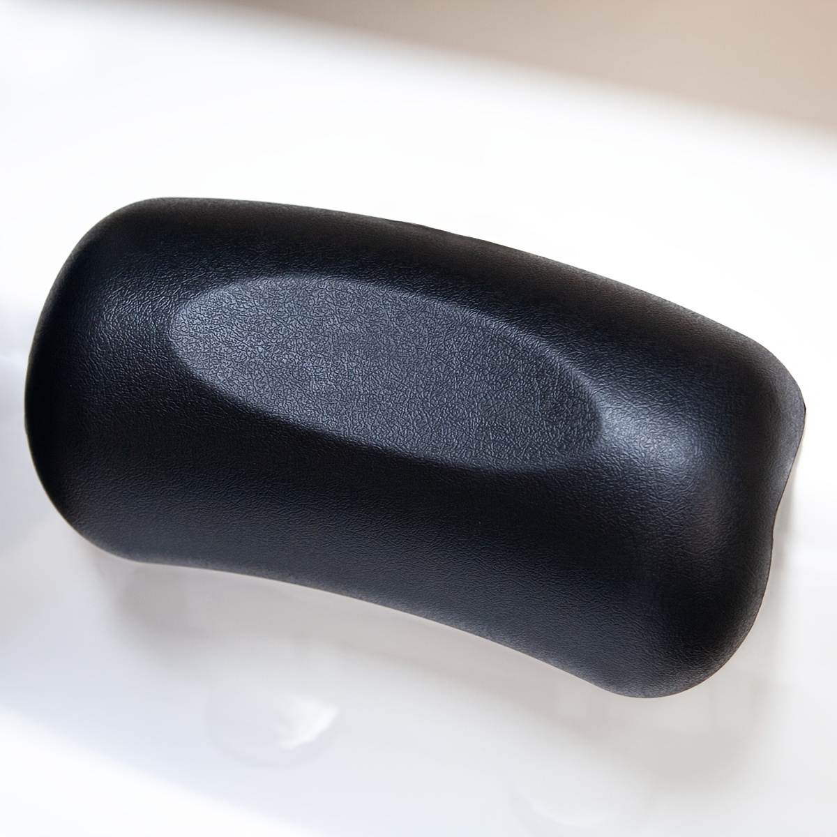Image of Bathtub Pillow With Suction Cup Base & Non-slip Suitable For Tub Headrest, Neck & Back Support Cushion - Soft Pillow For Bathtub, Shower, Spa Relaxation, Easy Clean, No-filler For Bathing