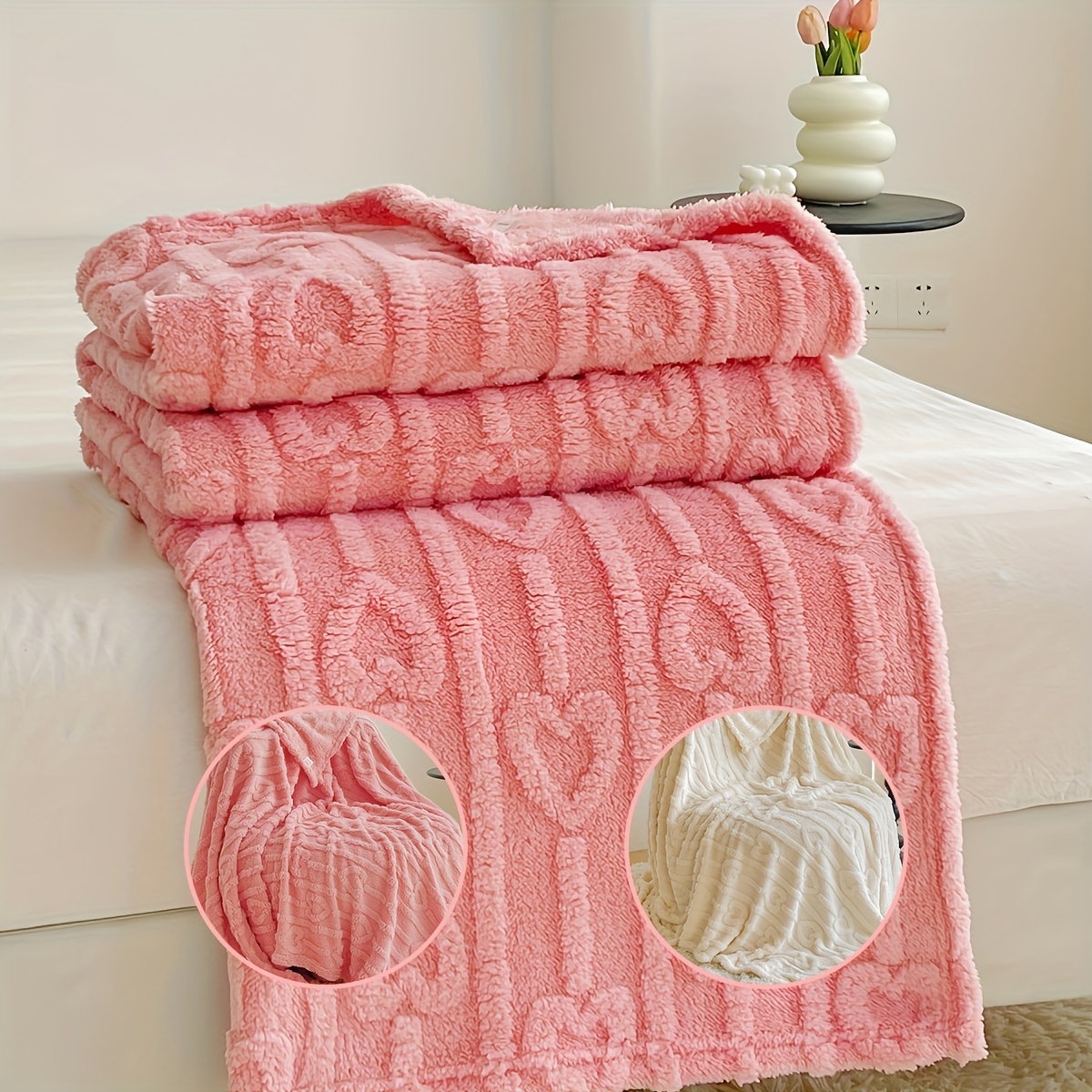 

Double-sided Fleece Blanket - , , And For Or Bed