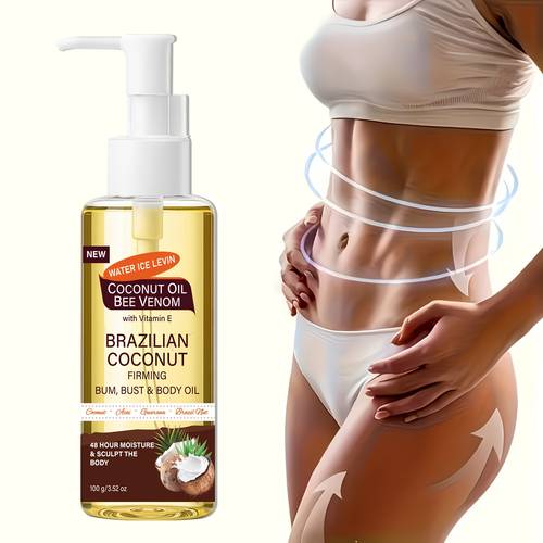 coconut oil bee body firming massage oil 3 second quick absorption tightens and lifts skin hydrates and moisturizes addresses skin wrinkles