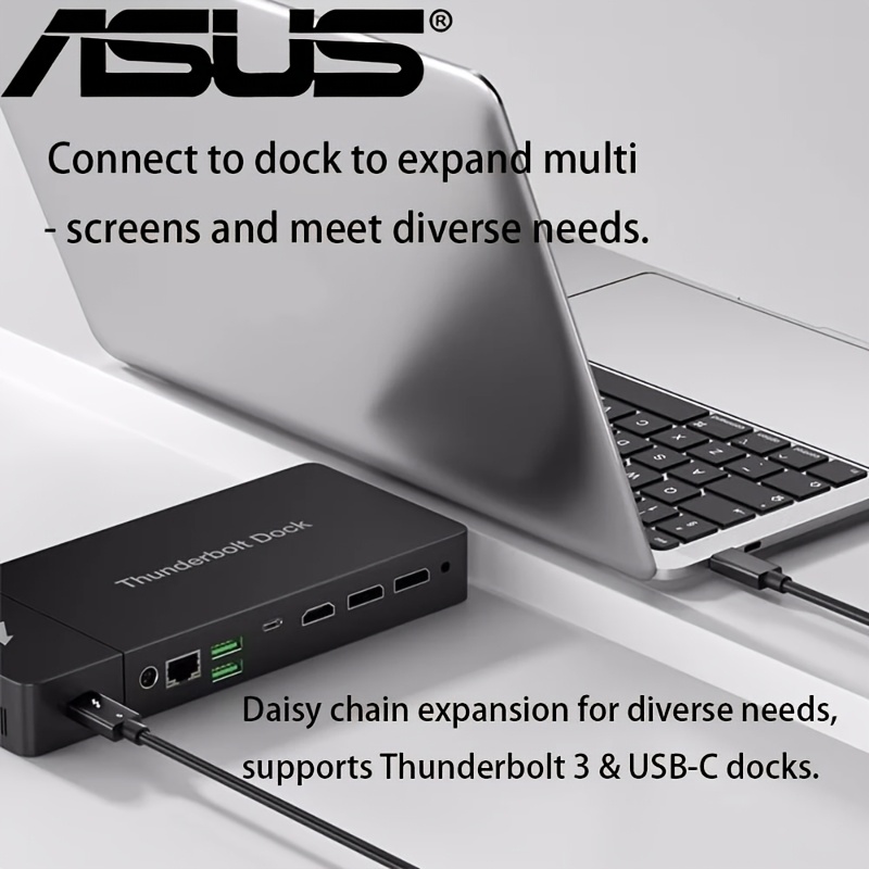 2-Pack ASUS Adol Thunderbolt 5 Cable, 120 Gbps Data Transfer
