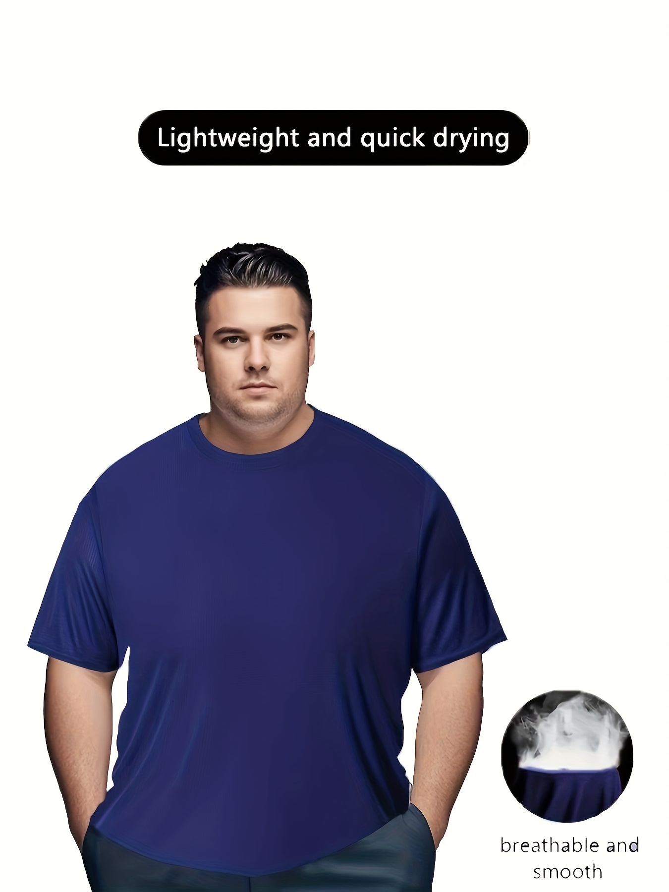 mens plus size quick dry athletic t shirt lightweight Temu