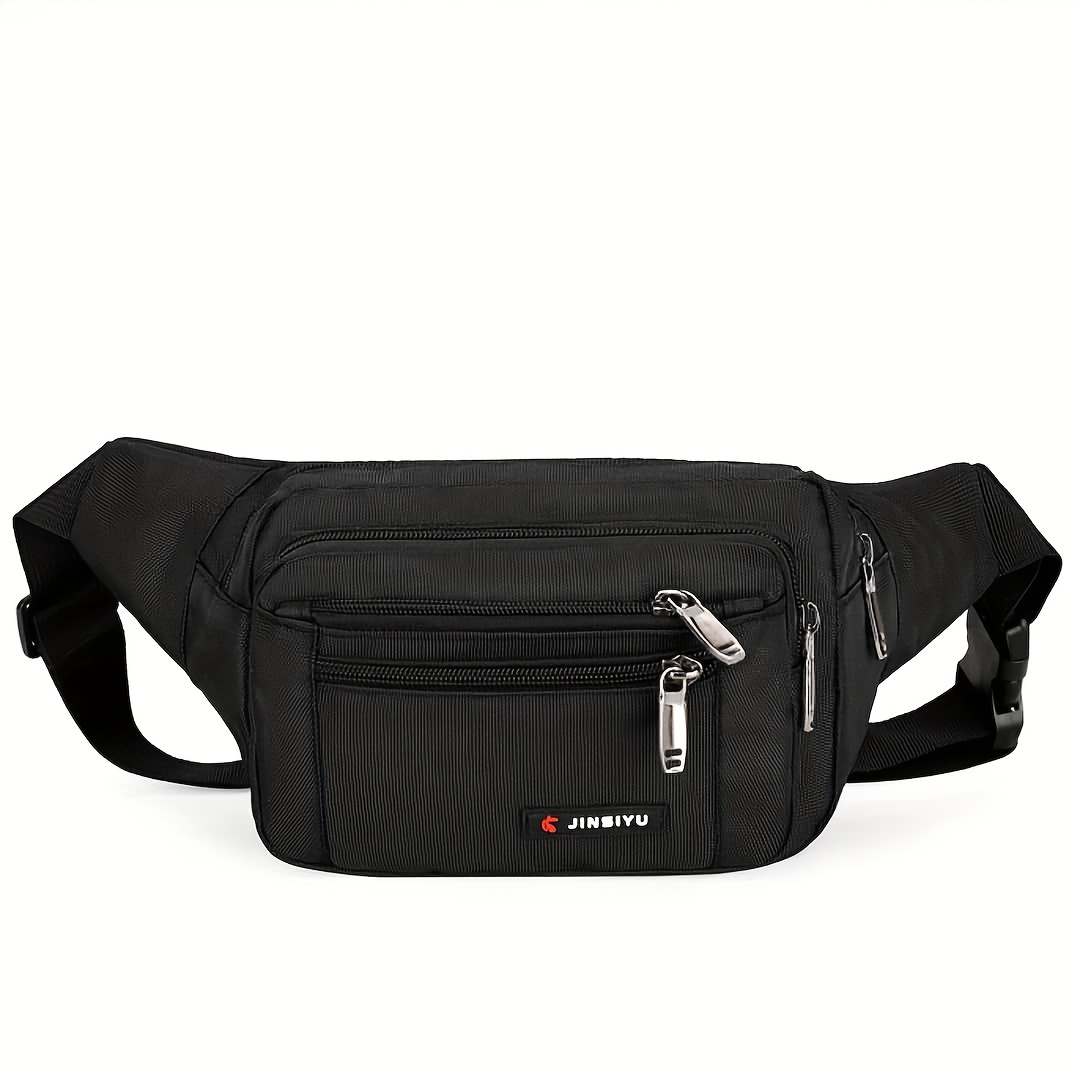 Image of Women's Waist Pack Men's Waist Pack, Large Capacity 5-pocket Waist Pack, Adjustable Belt Bag, Suitable For Travel, Running, Shopping, Hiking, Dog Walking, Cycling, Mountaineering