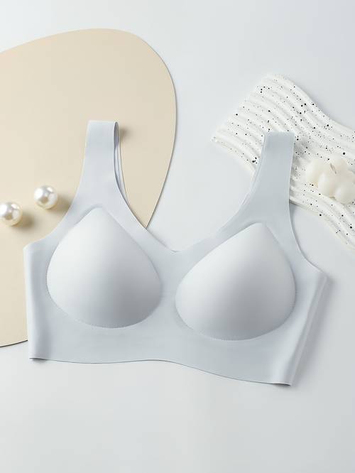 seamless bra fixed chest pad vest style athletic comfortable casual close fitting non slip