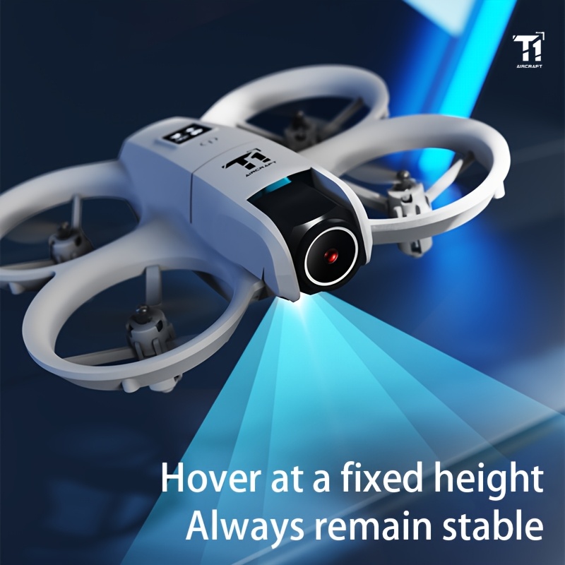 S11 PRO 4K FPV Drone with Dual Cameras, 180° Rotation, Dual Batteries, Optical Flow, Gyroscope, One-Key Controls, Anti-Collision Design, Blu