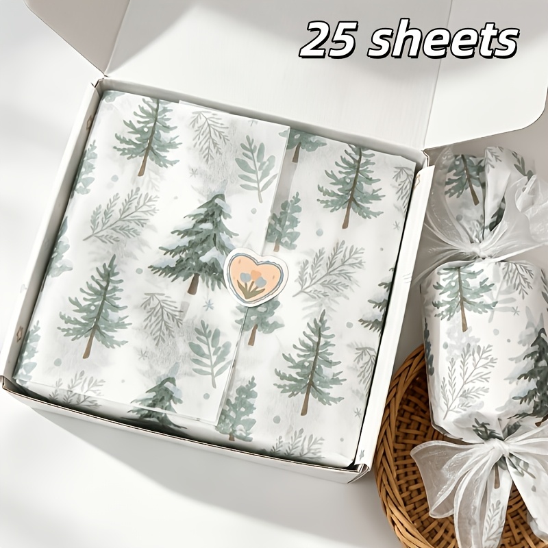 TEMU Carta con motivo a tema forestale con natalizi, carta da regalo 20 X 14 pollici, adatta per decorazioni natalizie, matrimoni, Ringraziamento,